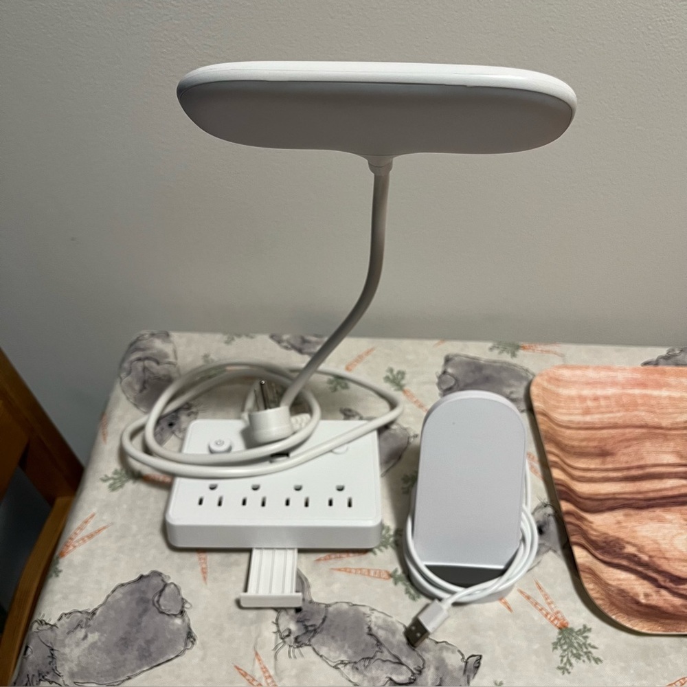 Desk lamp and phone charger bundle
